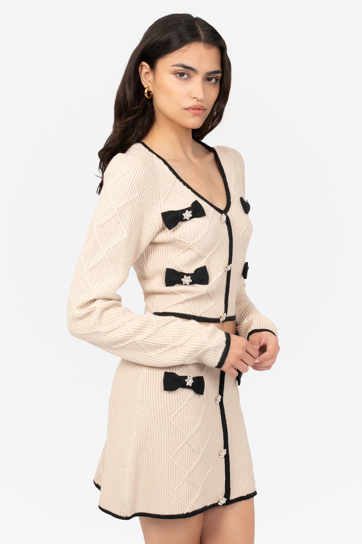 Noelle Jewelled Bow Sweater