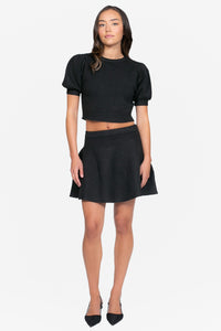 Vera Cropped Knit Sweater
