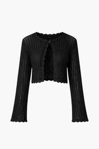 Elody Crochet Sweater - honey