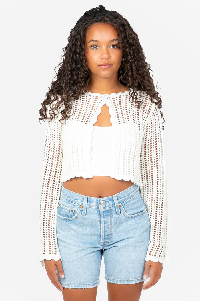 Elody Crochet Sweater