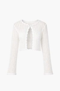 Elody Crochet Sweater - honey