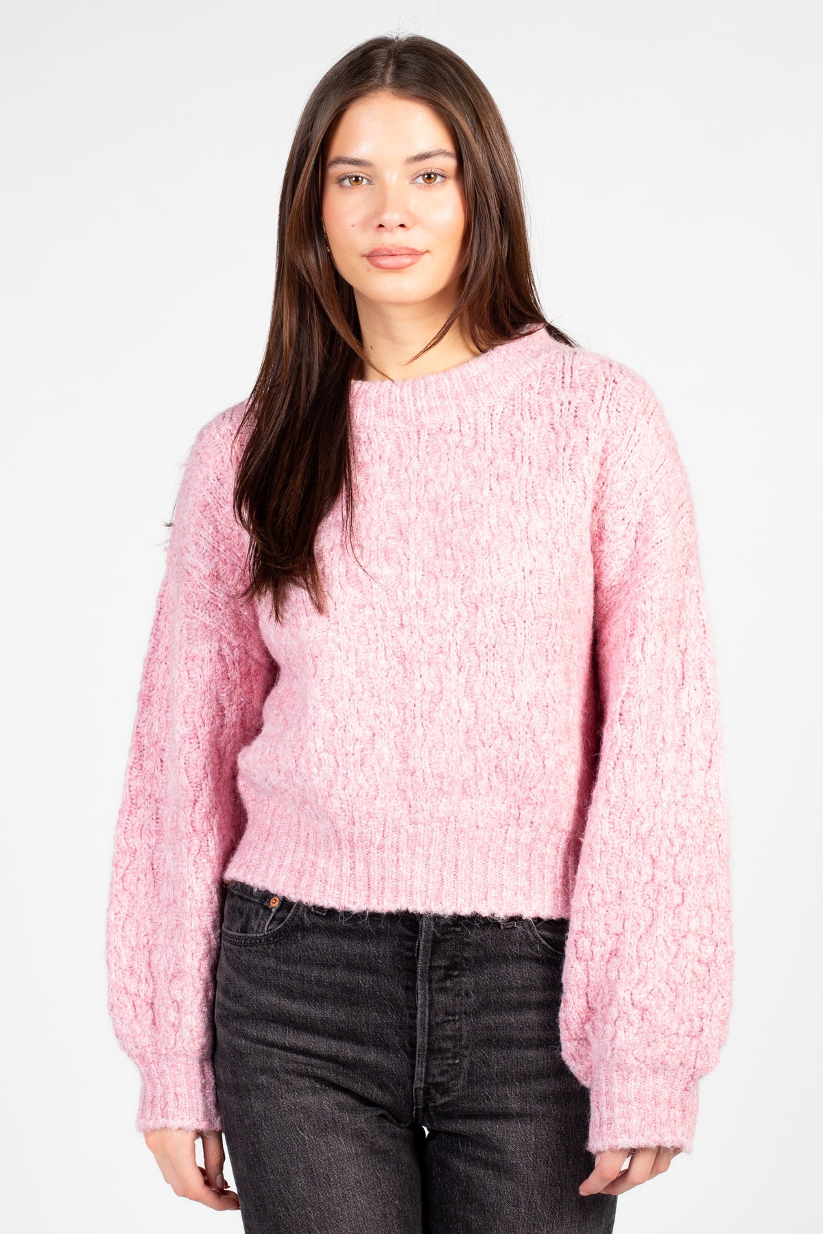 Matilda Chunky Knit Sweater - honey