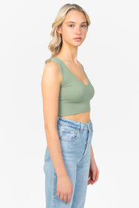Nikibiki® Ribbed Deep V Tank Top