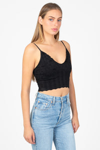 NikiBiki® Lace Textured Bralette - honey