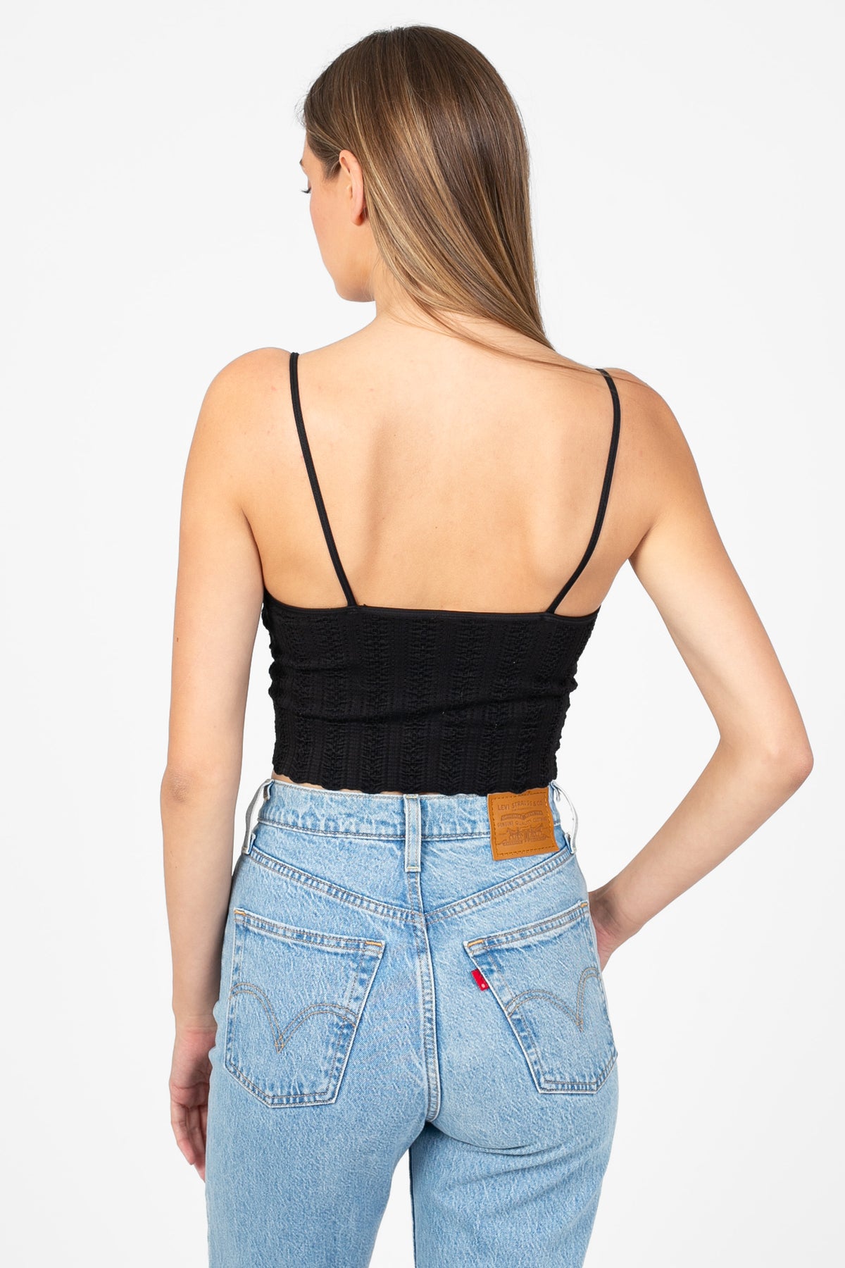 NikiBiki® Lace Textured Bralette - honey