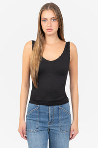 Nikibiki® Reversible Scallop Edge Tank Top