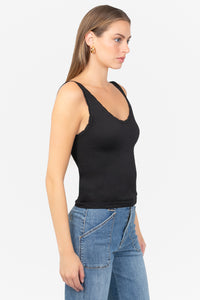 Nikibiki® Reversible Scallop Edge Tank Top