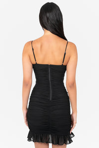 Cecily Ruffle Mini Dress