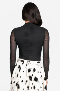 Leona Mesh Sheer Bodysuit