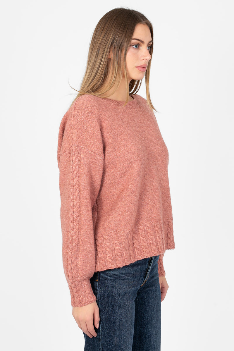 Edith Open Bow Back Knit Sweater - honey
