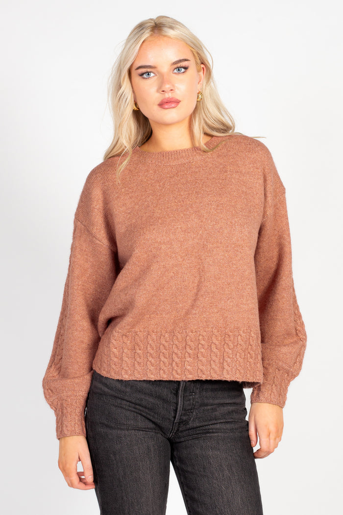 Edith Open Bow Back Knit Sweater