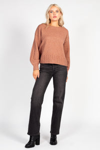 Edith Open Bow Back Knit Sweater