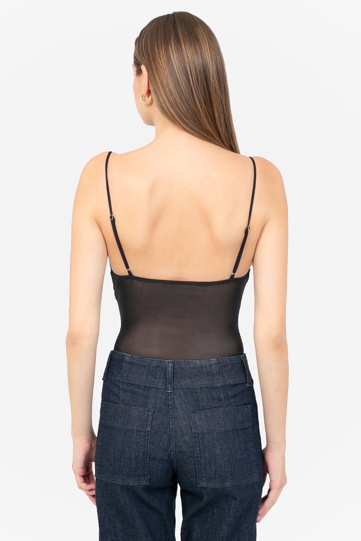 Stella Mesh Lace Underlay Bodysuit
