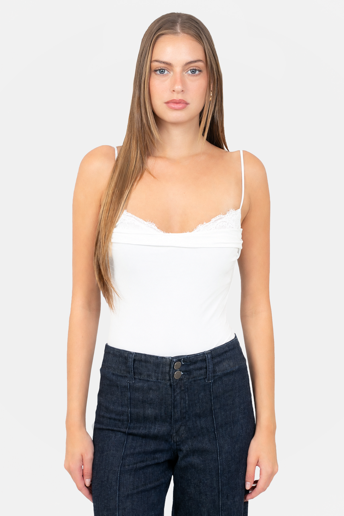 Stella Mesh Lace Underlay Bodysuit