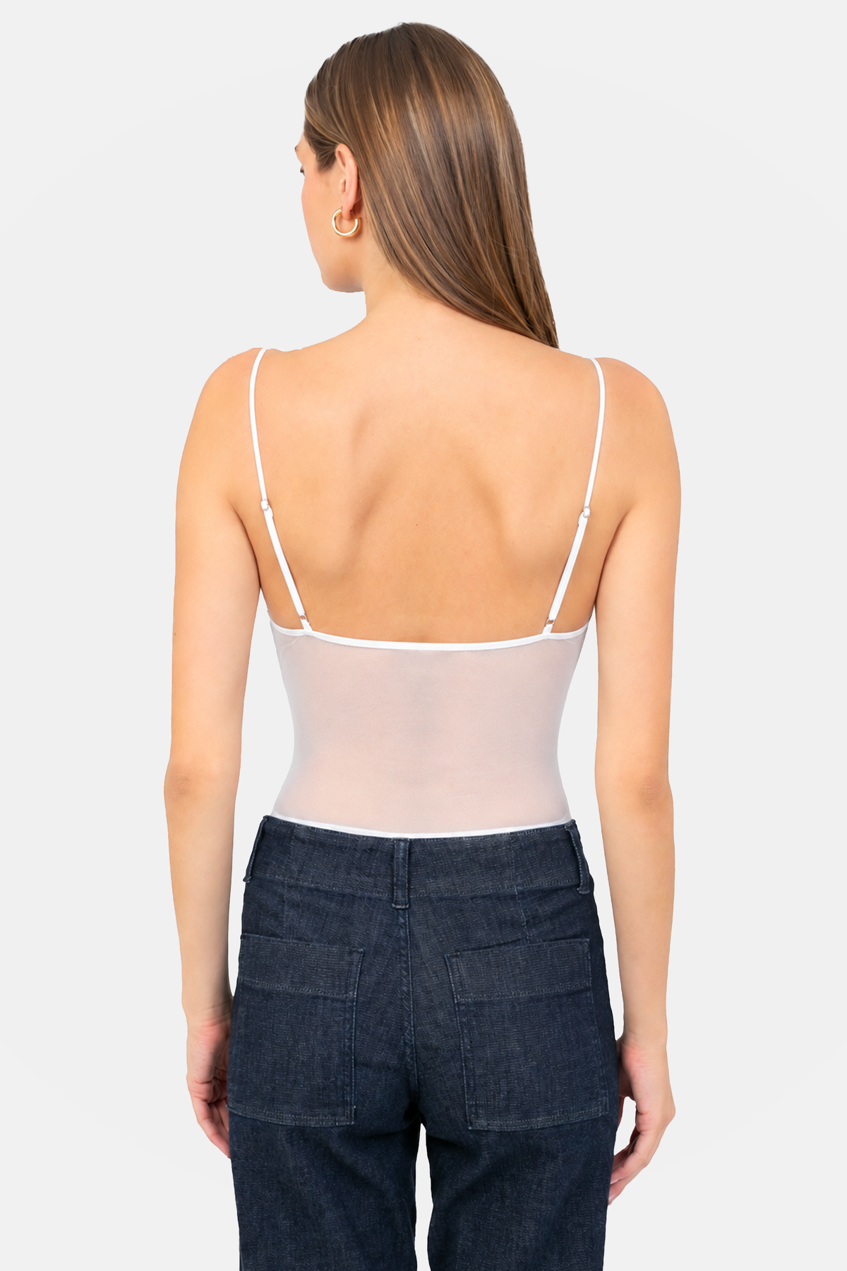 Stella Mesh Lace Underlay Bodysuit