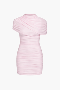 Anya Chiffon Draped Mini Dress