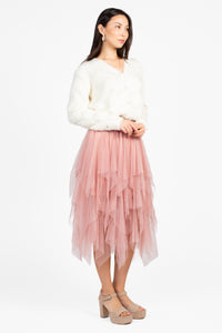 Violetta Multi Layer Tulle Midi Skirt
