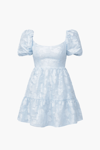 Raelyn Tie Back Textured Mini Dress