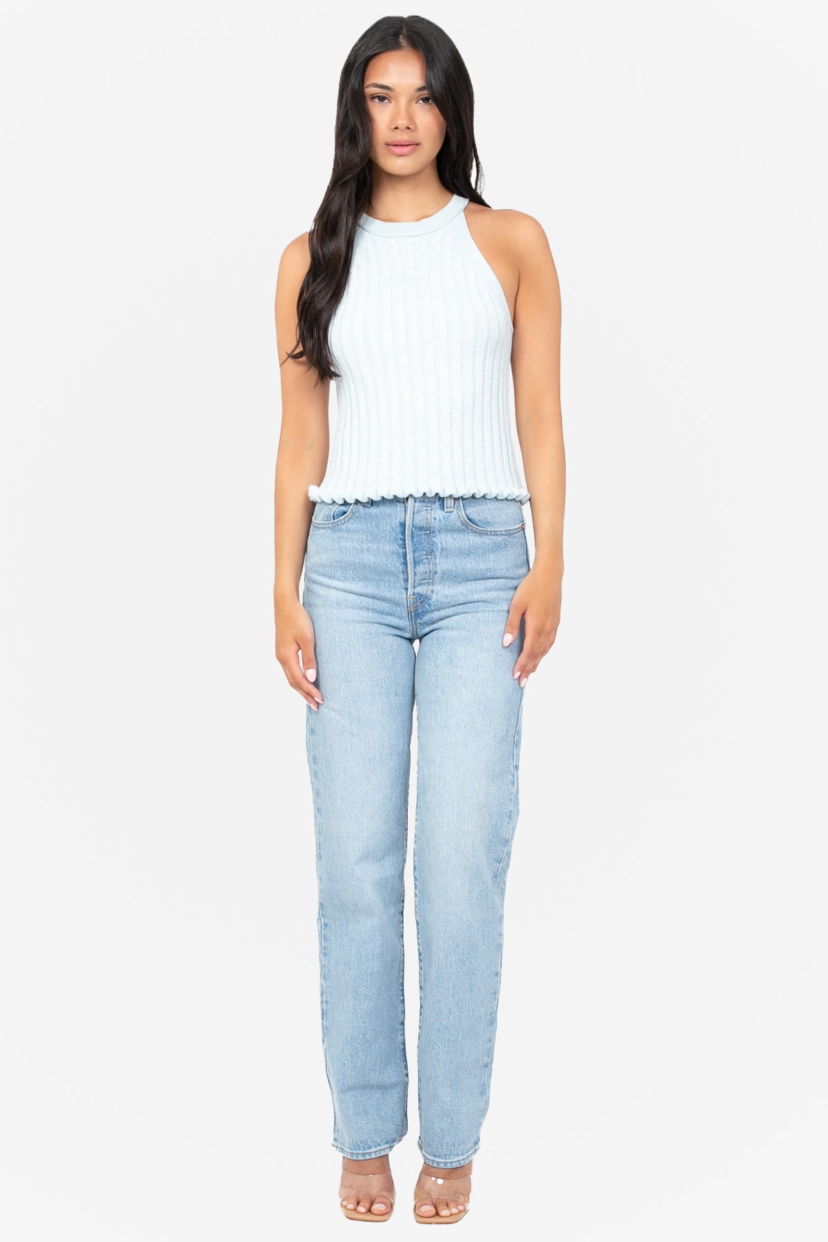 Elara Ribbed Knit Sweater