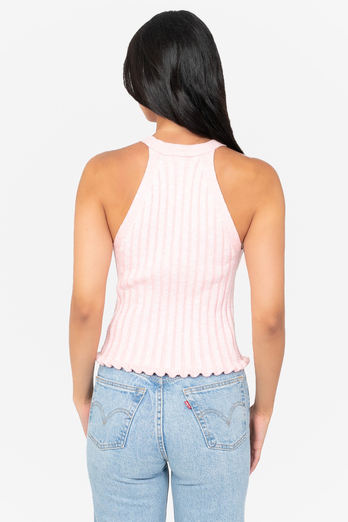 Elara Ribbed Knit Sweater