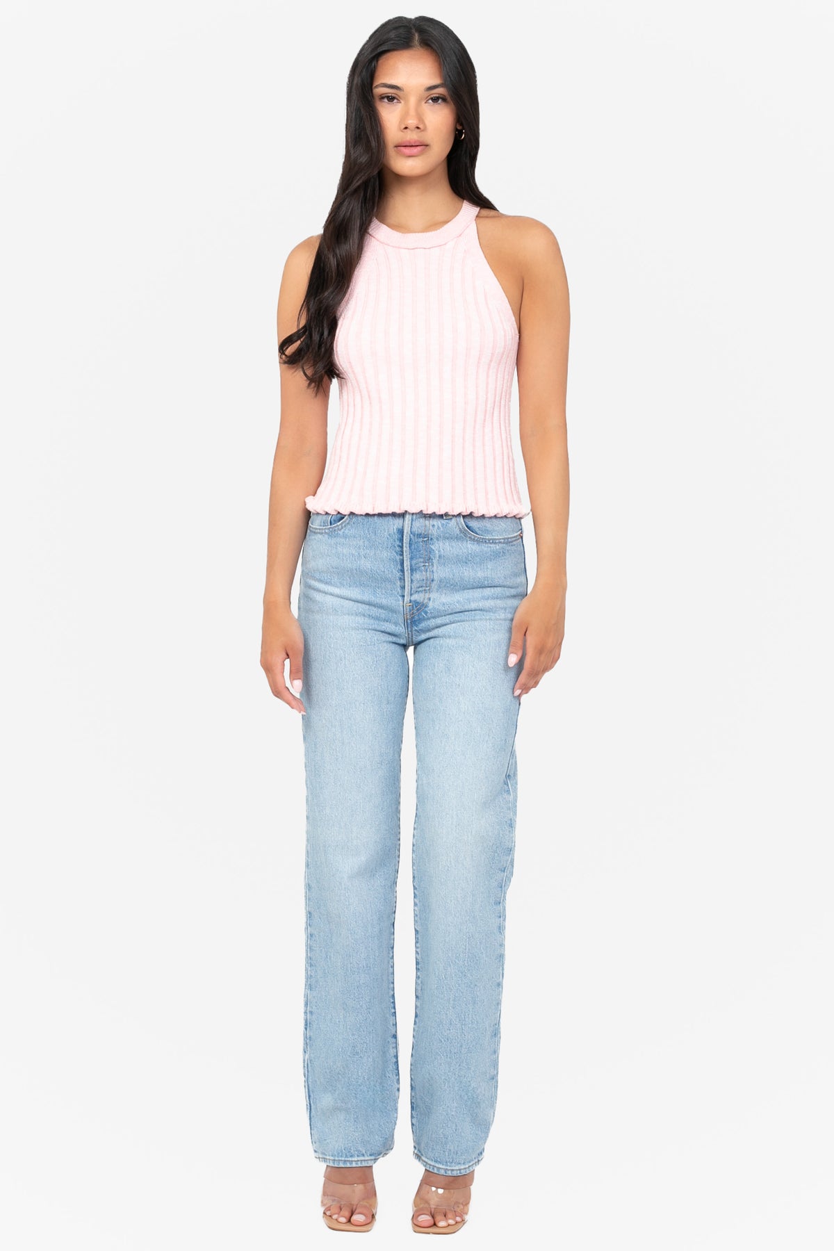 Elara Ribbed Knit Sweater