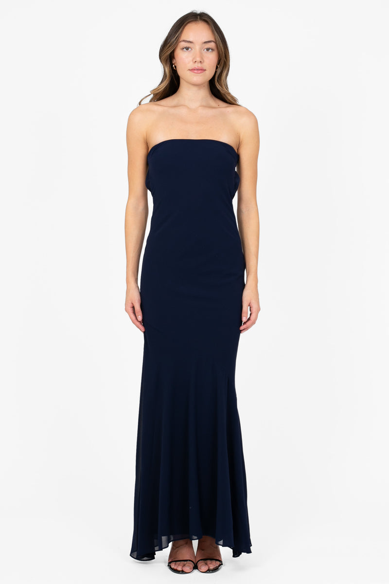 Sloane Scarf Maxi Dress - honey