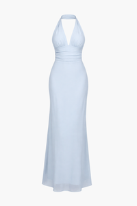 Dove Ruched Maxi Dress - honey