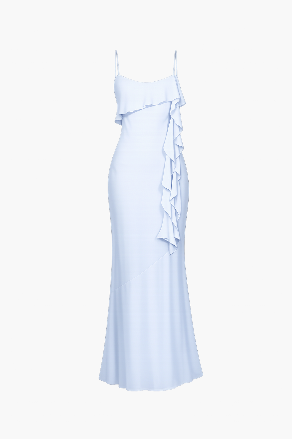 Celine Ruffle Maxi Dress - honey