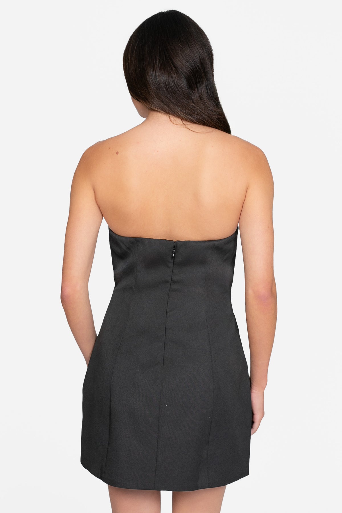 Hallie Pleated Pocket Mini Dress