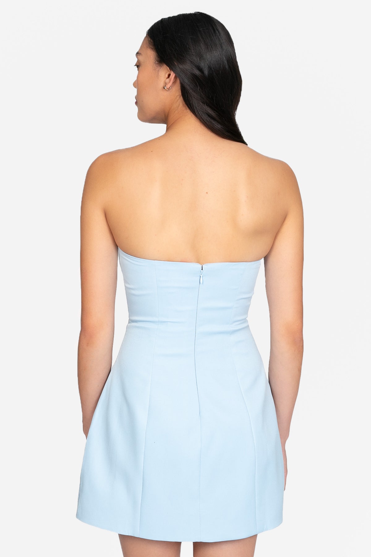 Hallie Pleated Pocket Mini Dress