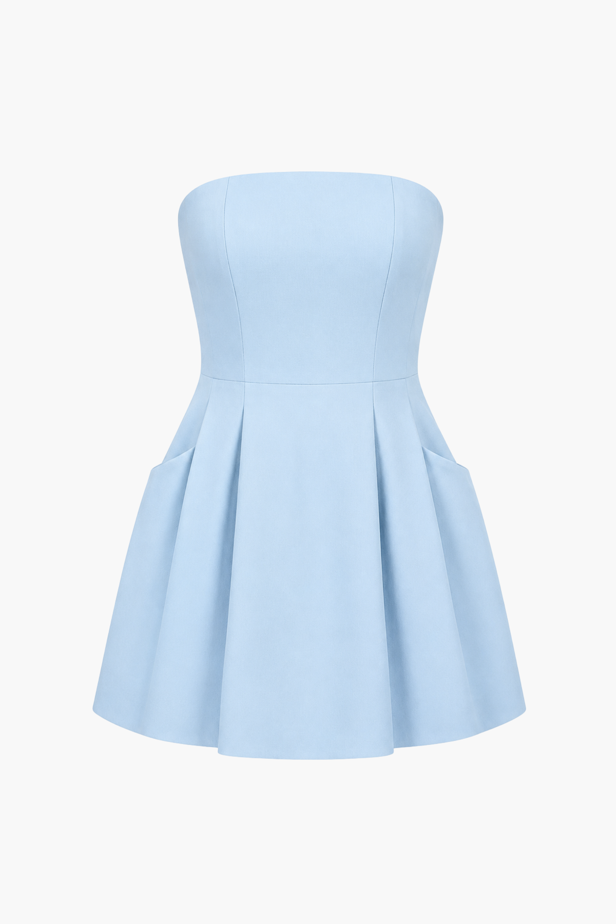 Hallie Pleated Pocket Mini Dress