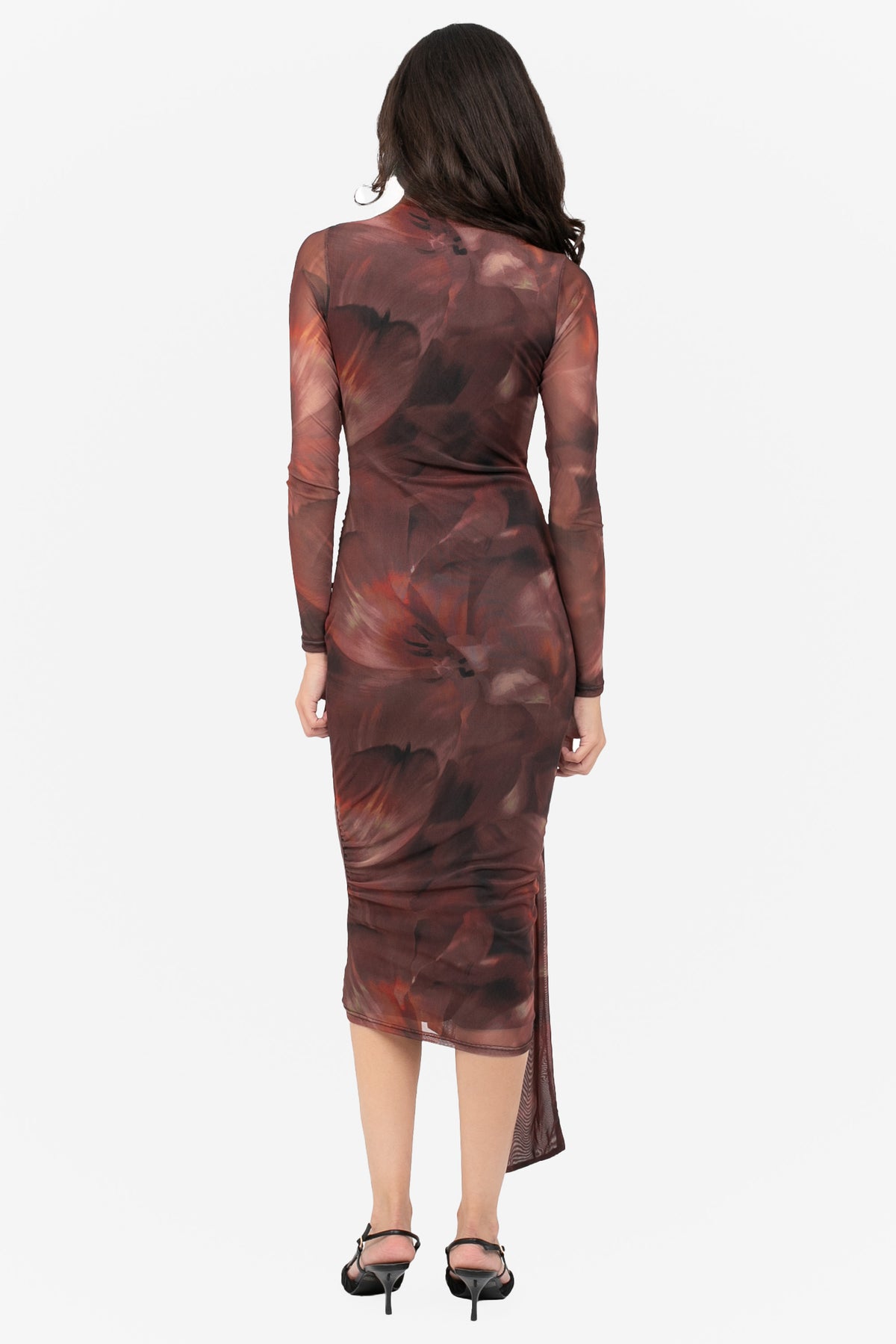 Paloma Mesh Sash Maxi Dress