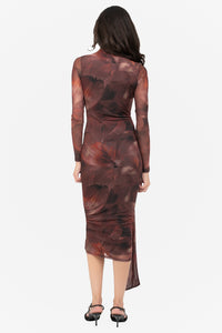 Paloma Mesh Sash Maxi Dress