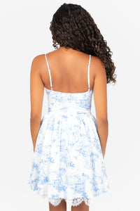 Provence Printed Mini Dress