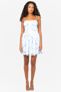 Provence Printed Mini Dress