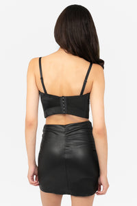 Vienne Embellished Bustier Crop Top