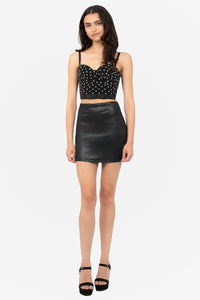 Vienne Embellished Bustier Crop Top