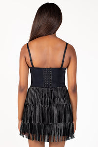 Venus Leather Bustier - honey