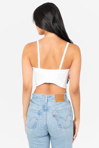 Milan Floral Applique Bustier