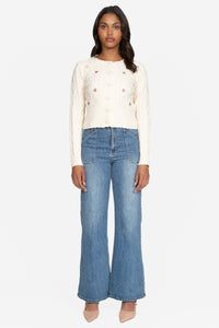 Lana Embroidered Heart Cardigan
