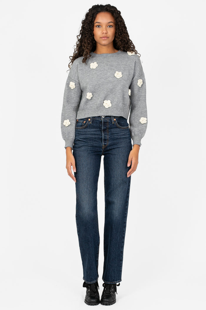 Pink Martini® Dahlia Sweater - honey
