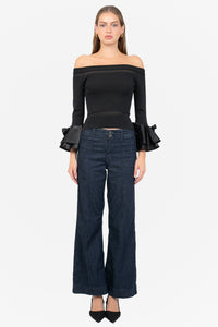 Presley Off The Shoulder Knit Sweater