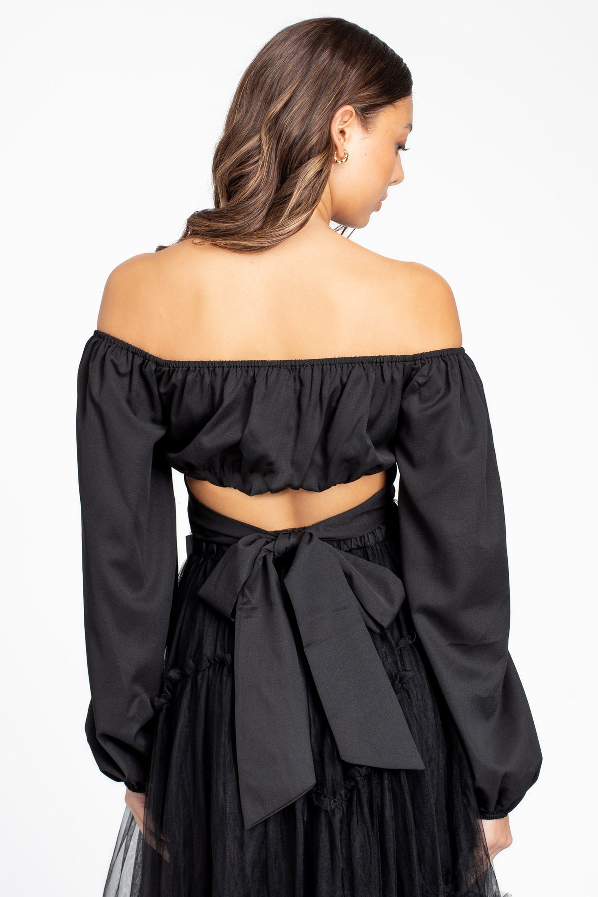 Vienna Tie Back Corset Top - honey