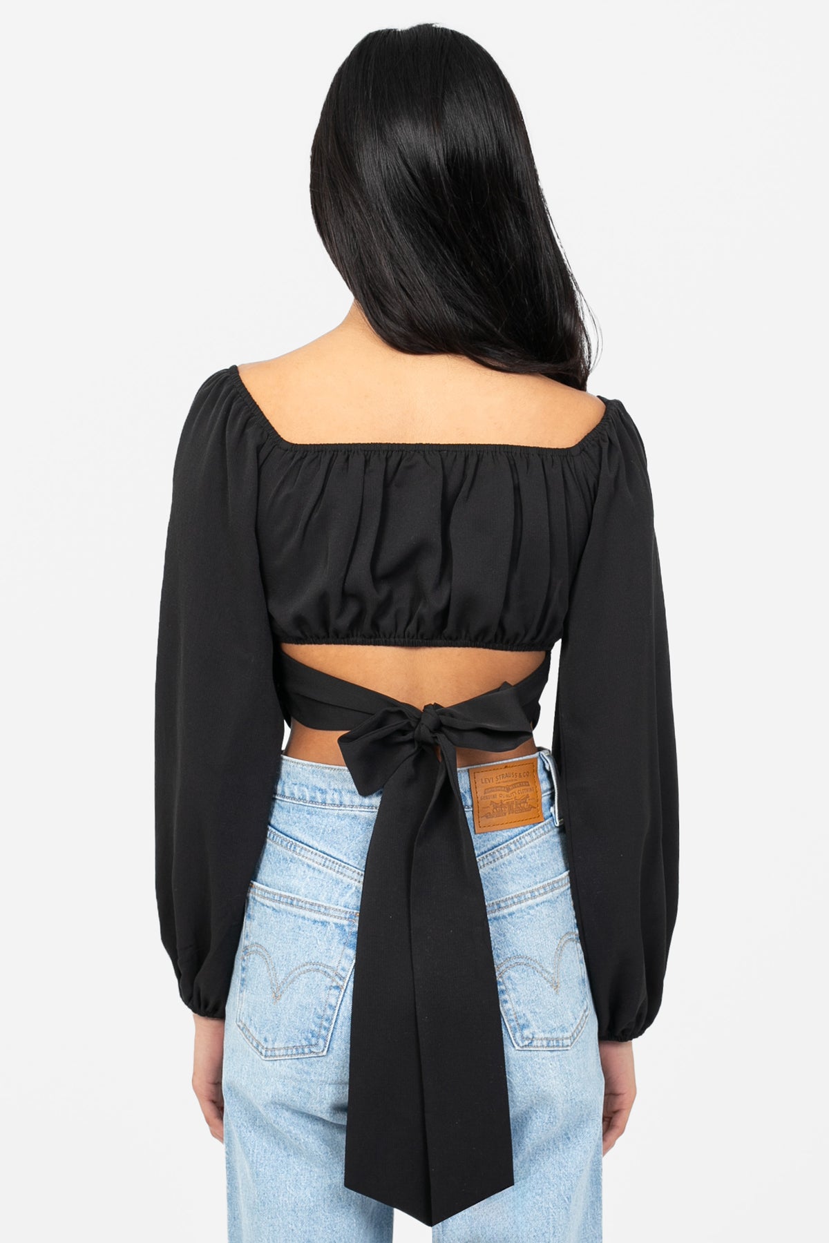 Vienna Tie Back Corset Top - honey