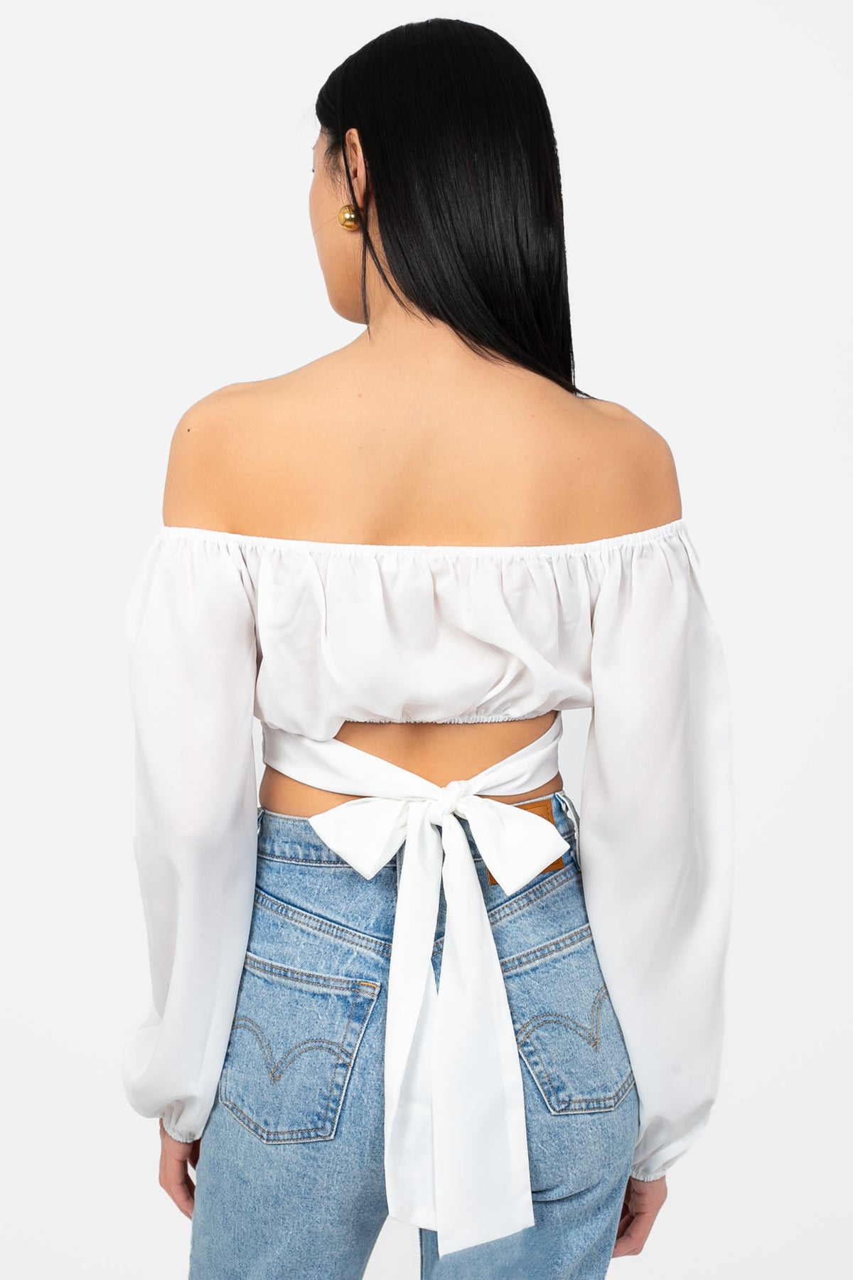 Vienna Tie Back Corset Top - honey