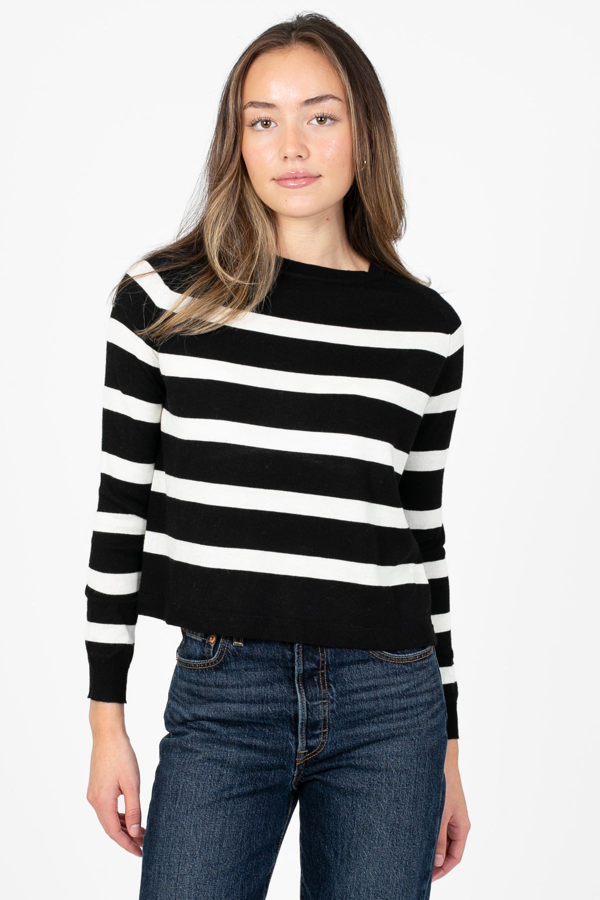 Emily Striped Sweater - honey