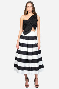 Yvette Knot Twist Crop Blouse - honey