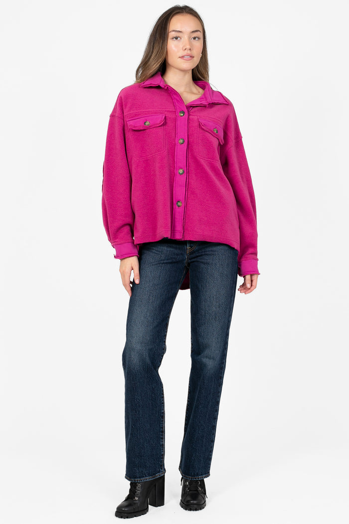 Sophie Oversized Shacket - honey