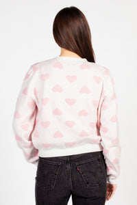 Rosalie Pearl Heart Cardigan