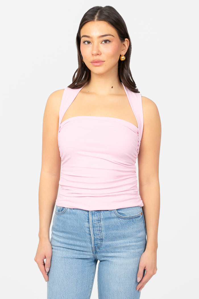 Eliza Ruched Top - honey